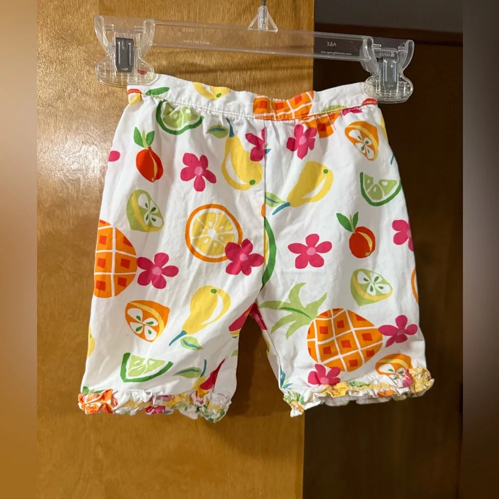Gymboree Colorful Fruit Print Baby capri pants 3-6M
